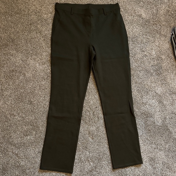 Quince Olive Green Trousers - Picture 1 of 4